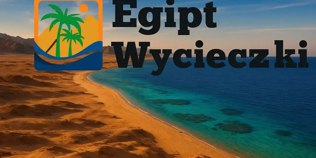 Egipt we wrześniu to idealna pogoda na wycieczki nad Morze Czerwone. Piękna plaża, palmy i turkusowa woda.